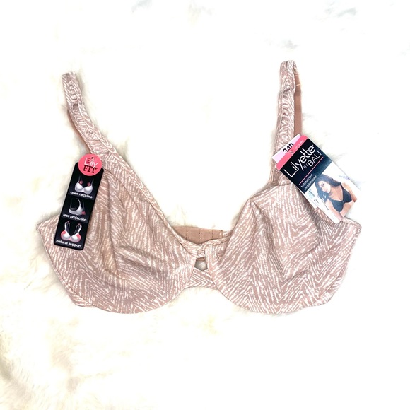 Lilyette Intimates & Sleepwear Sale Nwt Lilyette By Bali Dreamwire Minimizer Bra In Zig Zag